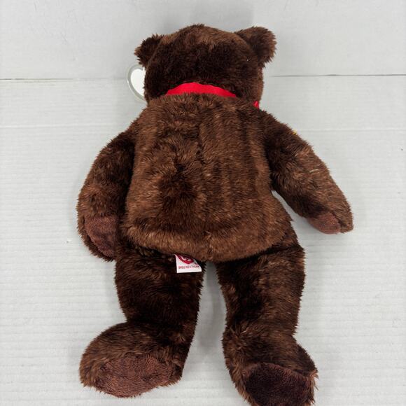 Ty M. C. Beanie Buddy Bear Brown Plush Mastercard Nose 14 Inch 2005 Vintage - Picture 4 of 10